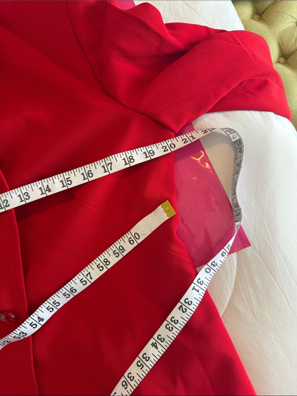 Neiman Marcus Vibrant Red Women's Blazer - Picture 8 of 9